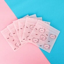 1set/20pcs Phim hoạt hình đáng yêu Gấu Tự đứng Cookie , Bông tuyết Bánh ngọt , Kẹo hạnh phúc Bữa ăn nhẹ , Và Làm bánh bao bì Túi quà tặng - Nhiều màu - Xem 2