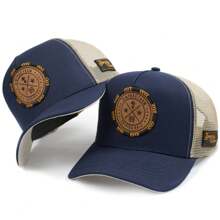 Men Beret Hats - Màu xanh lam - Xem 2