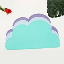 寵物餐墊,紫色雲形 - 彩色 - 查看 5