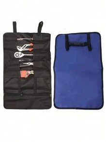 Chef Knife Bag Roll Bag Carry Case Bag Kitchen Portable Storage Pouch Roll Multi-Purpose Tools Bag - Blue - View 1