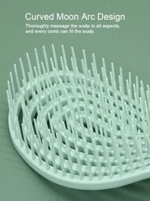 1 把镂空顺发梳，顺发刷，快速吹干，符合人体工学，耐热弹性梳齿，轻松梳开打结，不卡发，适用于柔顺直发和卷发护理，女孩礼物（绿色），发刷，梳子，美发工具，美发产品及配件，适用于理发店、美容院、返校季、旅行度假等场合，女士必备，发刷，顺发刷，理发师，发型，美发，发刷，梳子套装，梳子，卷发梳，顺发刷，女士发刷，理发店，美发设备 - 綠色 - 查看 4