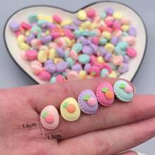 50 cái Ngẫu nhiên Thu nhỏ Món ăn Chơi Bánh quy , Hoa Cuộn , Dumpling Hình dạng Nhựa Phụ kiện trang sức , Kem Đất sét DIY Điện thoại di động Loại vỏ , Kẹp tóc Tự làm Nguyên vật liệu - Dòng sản phẩm đồ ăn và đồ chơi mini - Xem 3