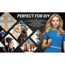 1 mã Pha lê lấp lánh Pha lê Ruy băng Tự dính Sắt-Bật DIY Kim Cương Lấp Lánh Hình dán Đối với Thủ công mỹ nghệ ô tô Quần áo Đồ trang trí - Hồng - Xem 5