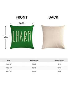 4 cái/bộ Vỏ gối Với lễ Phục sinh Con thỏ , Trứng , Ngày Saint Patrick , Cỏ ba lá Và Gnome Mẫu ( Gối Không bao gồm ) Đối với Trang trí Gia đình Sofa - trái cam - Xem 6