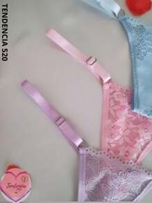 Tangas colores pastel 3 piezas ajustable de los lados - Multicolor - Ver 4