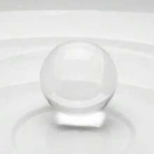 1pc 30mm Seamless Colored Glass Ball Decor, Countertop Ornament
