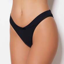 Women Thongs - 黑色 - 查看 2