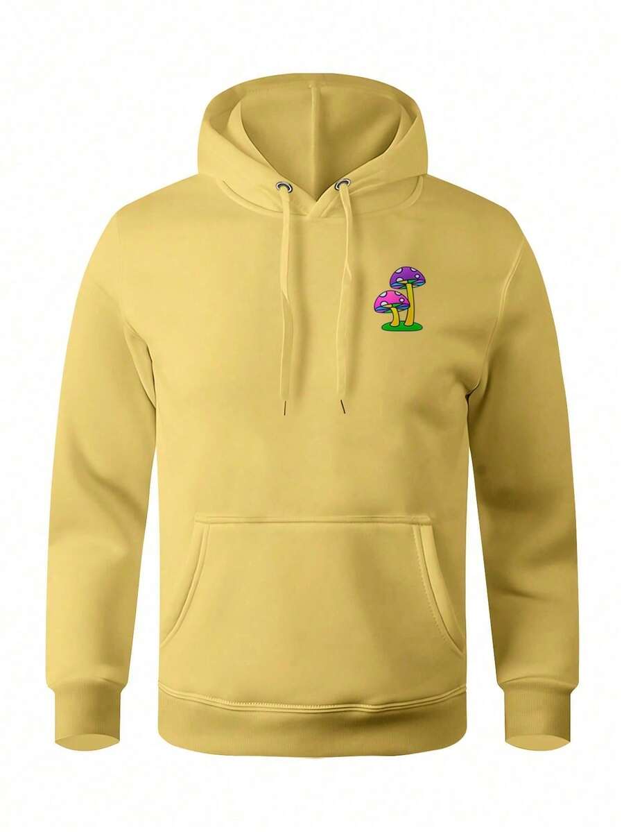Men Hoodies - Màu vàng - Xem 1