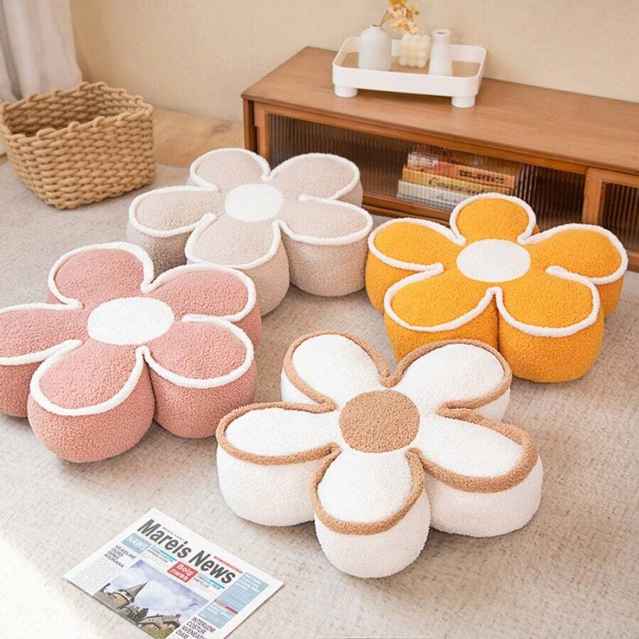 1 Miếng Màu hồng Màu sắc Sang trọng Hình hoa Cái đệm Và Gối Đối với Nhà  Phòng khách , Sofa Và Sàn nhà Đồ trang trí - Nhiều màu - Xem 1