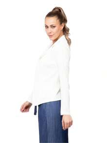 Women Blazers - White - View 3