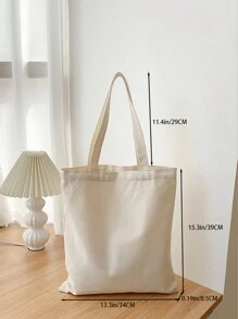 包包，旅行必备，女士单肩包，女士手提包，纯色女士包，适合旅行，适合购物，可定制照片，DIY，生日礼物，情人节礼物，送给女朋友，男朋友，孩子，母亲节礼物，父亲节礼物，万圣节礼物，圣诞节礼物，大容量，可折叠，轻便，时尚，简约，百搭，尽显魅力 - 米色 - 查看 10