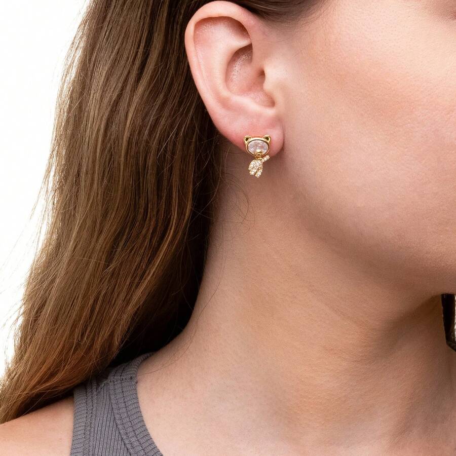 Stud Earrings - Vàng - Xem 1