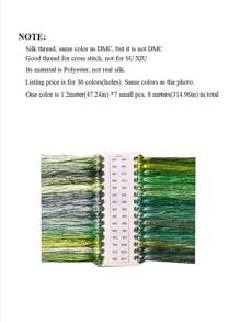 Light Green Embroidery Thread - Lime Green - View 2