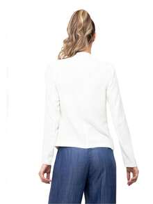 Women Blazers - White - View 4