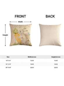 4 cái/bộ lễ Phục sinh Thỏ , Trứng , Củ cà rốt & Rổ In Gối trang trí Che phủ ( Gối Không bao gồm ) Đối với Gia đình Sofa Đồ trang trí - Hồng - Xem 6