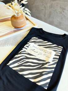 Women T-Shirts - 黑色 - 查看 2