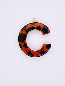 2 Miếng Rỉ sét Nâu Đầy màu sắc Giọt nước Polyresin Hình chữ cái Phụ kiện trang sức DIY , Móc chìa khóa , Quần áo Đồ trang trí Chất liệu - Rỉ Nâu - Xem 17