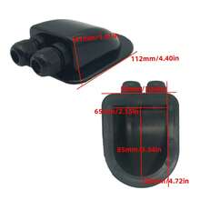 Top Solar Panel Cable Holder Junction Box Roof Wire Entry Gland Box Connector Waterproof For RV Yacht Boat Motorhome Campervan - Black - View 2