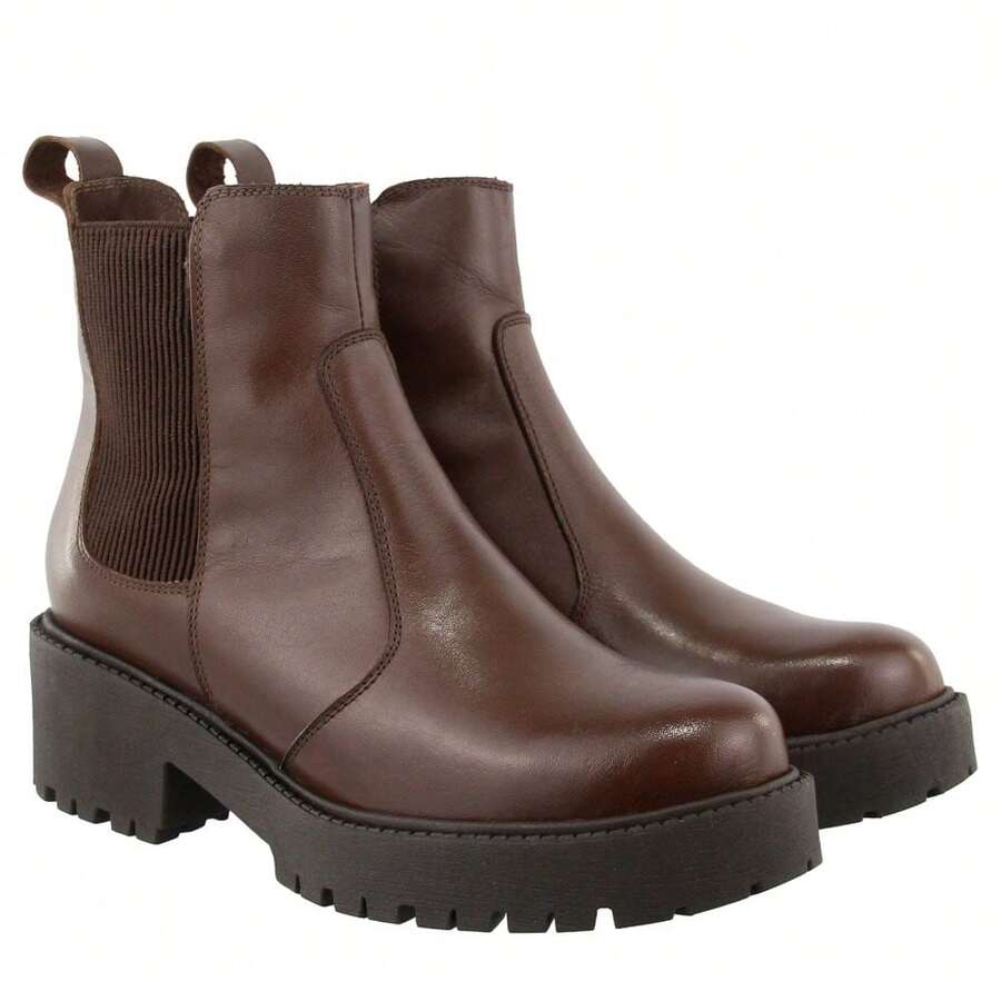 Women Ankle Boots & Booties - Rỉ Nâu - Xem 1