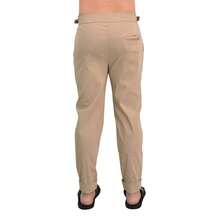 JOHN LEOPARD - Pantalon con Dobladillo para Hombre Estilo Bahamas Trouser - Beis - Ver 3