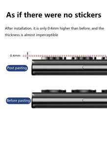 Lámina de cobertura completa para lente de cámara, compatible con las cámaras Eagle Eye. Regalo de cumpleaños, familiar y amigos. Protector de lente, accesorios de teléfono