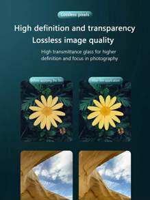 Lámina de cobertura completa para lente de cámara, compatible con las cámaras Eagle Eye. Regalo de cumpleaños, familiar y amigos. Protector de lente, accesorios de teléfono