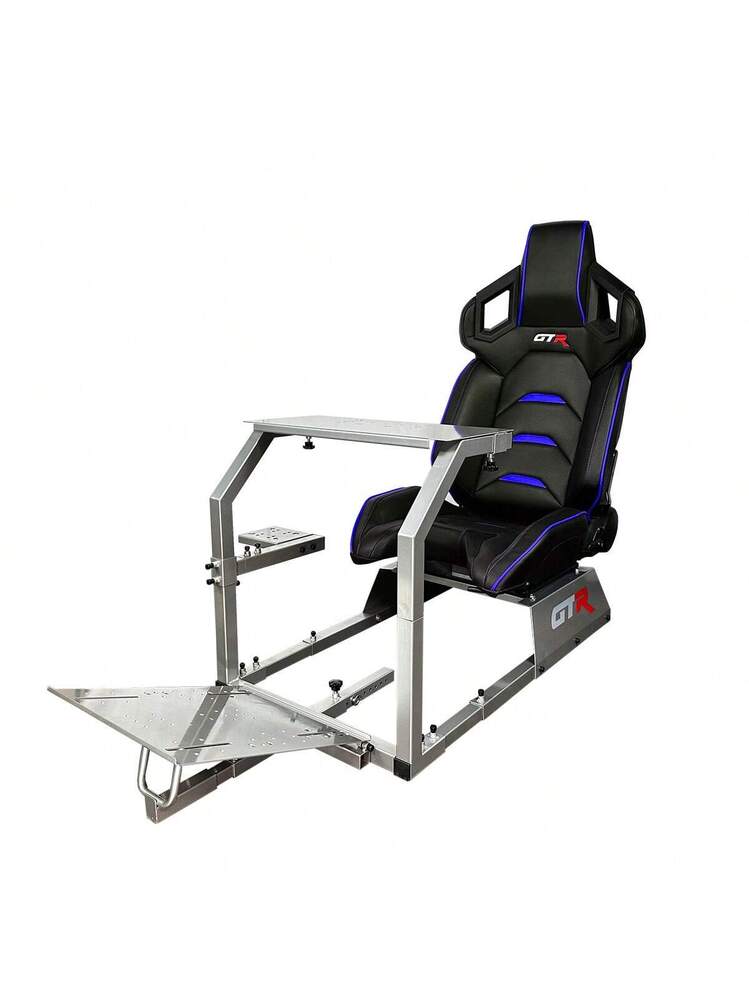 GTR Simulator GTA-F Model Racing Simulator Cockpit Silver Frame ...