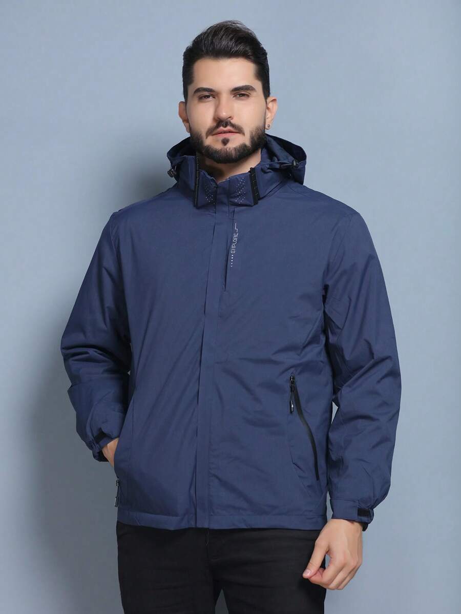 Men Jackets & Coats - 藏蓝色 - 查看 1