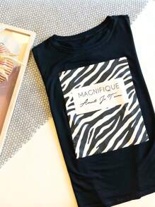 Women T-Shirts - 黑色 - 查看 4