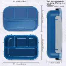 Lonchera Termica Escolar Infantil Niña Niño Mujer Vento Bento Fiambrera Lunch Hombre Desmontable kawaii Hermetico Cubiertos Cuchara Contenedor Escolar Lunch Box Caja de almuerzo con Cuchillería Para Comida Lonchera