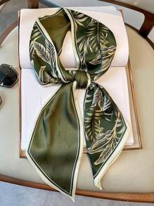 1個女士新款小絲巾，可用作頸巾、頭帶、髮箍、包包裝飾手巾、髮帶、頭帶，是裝扮時尚造型的理想選擇 - 彩色 - 查看 17