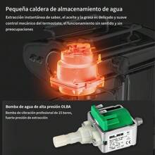 Gemilai Cafetera Portátil Semiautomática Crm-3017 1100 W - Beis - Ver 10