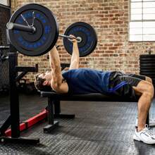 GIKPAL 10lb-55lb Bumper Plates, 2-Inch Weight Plates With Steel Hub, Green Rubber - Impact-Resistant & Floor Protection - Ideal For High-Intensity Workouts - 黑色 - 查看 7