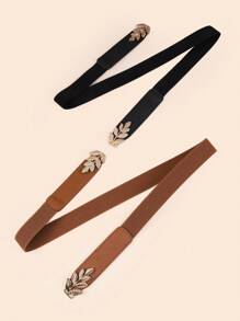 Boho 2pcs Women's Two-Tone Buttoned Dress With Elastic Waist Belt (Brown & Black) Summer, School Fall, Autumn, Halloween