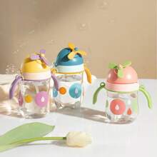 Sippy Cup Baby & Children's Drinking Cup With Straw And Handle, Suitable For 1-3 Year Old - Purple - View 6