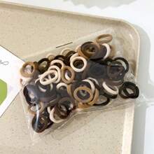 99 piezas Scrunchies de pelo de princesa, aptos para uso diario, coleta, ligas de pelo, bandas de goma para el cabello, cuerda para el cabello, sujetadores elásticos para el cabello - Multicolor - Ver 10