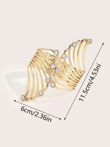 1 Miếng Kim cương đính Kim loại Thiên sứ Cánh Móc rèm , Thích hợp Đối với Rèm Màn Trang trí - Vàng - Xem 6