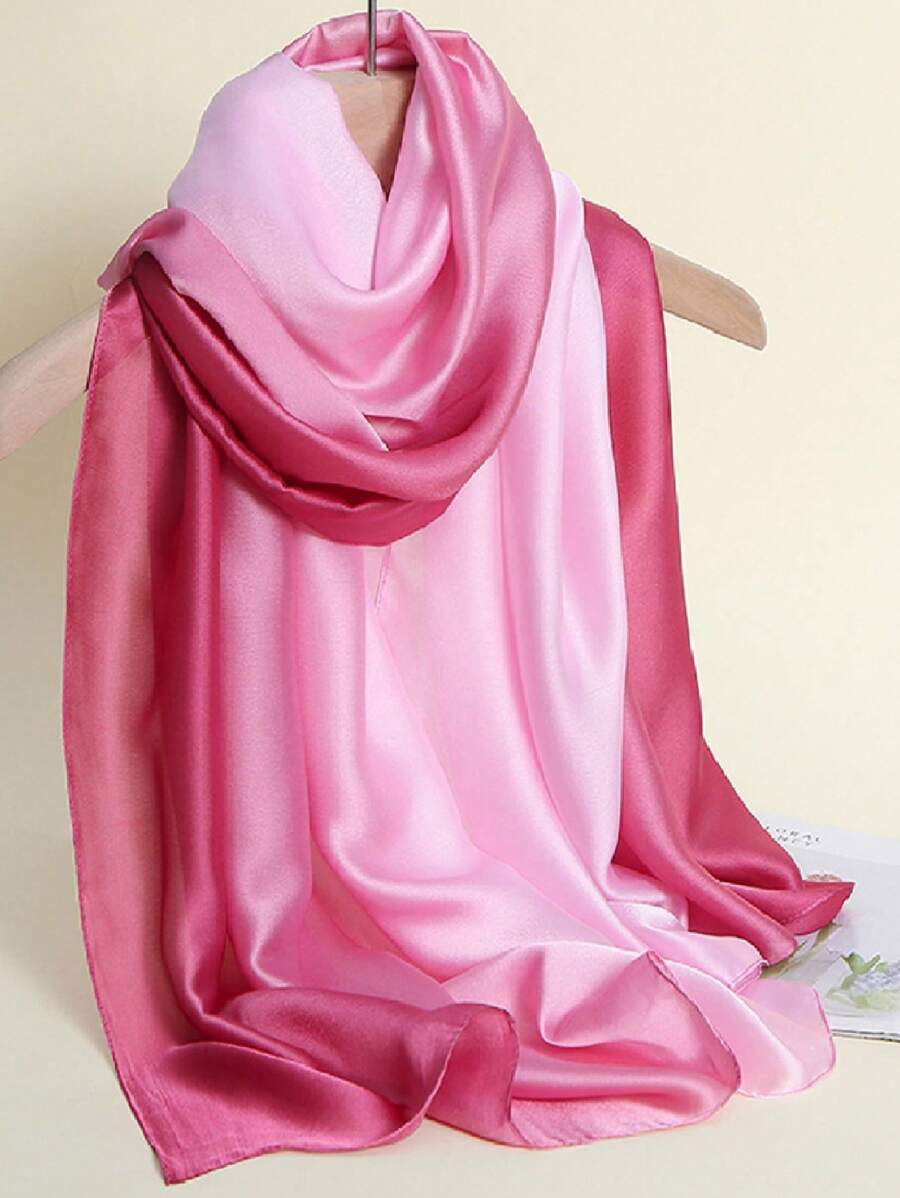 1 Máy Tính Mới Satin Ombre Vẽ Tay Khăn Choàng Khăn Bandana, Tóc, Băng Lý Tưởng Để Trang Điểm Cho Cái Nhìn Của Bạn - Nhiều màu - Xem 1