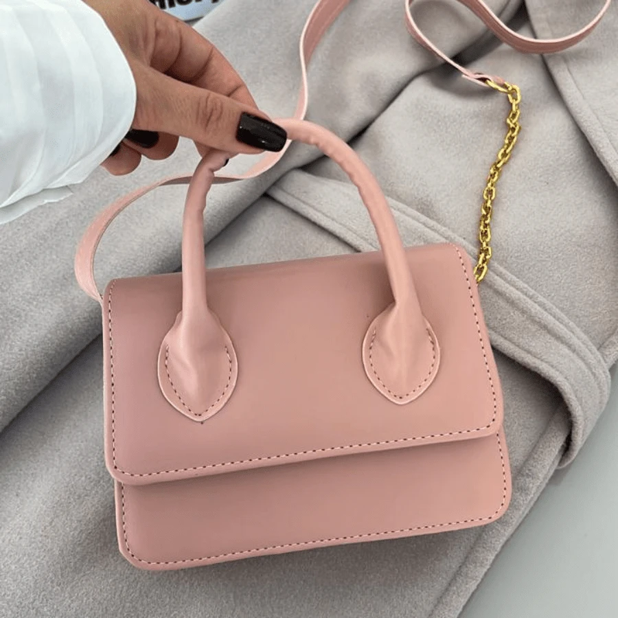 Women Clutches - 乾枯玫瑰色 - 查看 1