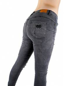 Pantalón Gris Obscuro - Gris Oscuro - Ver 4