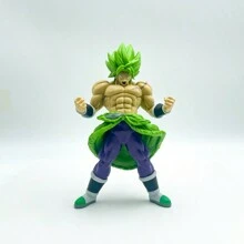 Anime Broly Collectible Action Figure In Standing Pose With Pumped Up Muscles - Seven Dragons Z - View 2
