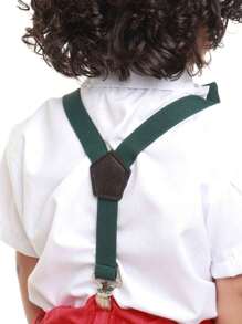 Kids Belts & Suspenders - Dark Green - View 2