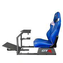 GTR Simulator GTA Model Racing Simulator Cockpit Black Frame With ...