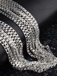 Men's Jewelry Sets - Plateado - Ver 1