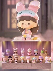 1pc Random Style Dreamscape Theater Anime Figure PVC & ABS Model /Bag, Cute For Couples - Multicolor - View 13