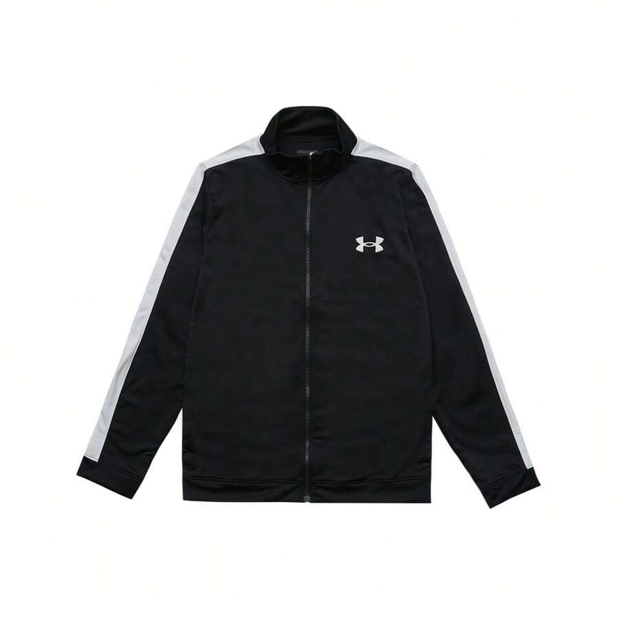 Under Armour 男友风格男士运动服俱乐部针织运动服 1357139-001 - 黑色 - 查看 1