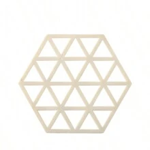 創意中空六角形矽膠桌墊隔熱墊北歐防燙墊碗墊家用廚房杯墊