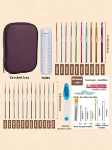 1件套鋁縫紉工具配件現代混色縫紉工具套裝平頂形DIY - 彩色 - 查看 2