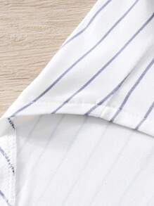 1pc Summer Striped Baseball Uniform Pet Breathable Clothes