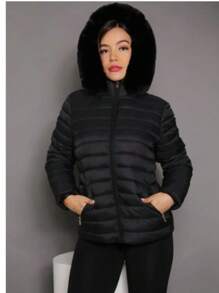 Women Jackets - 黑色 - 查看 1